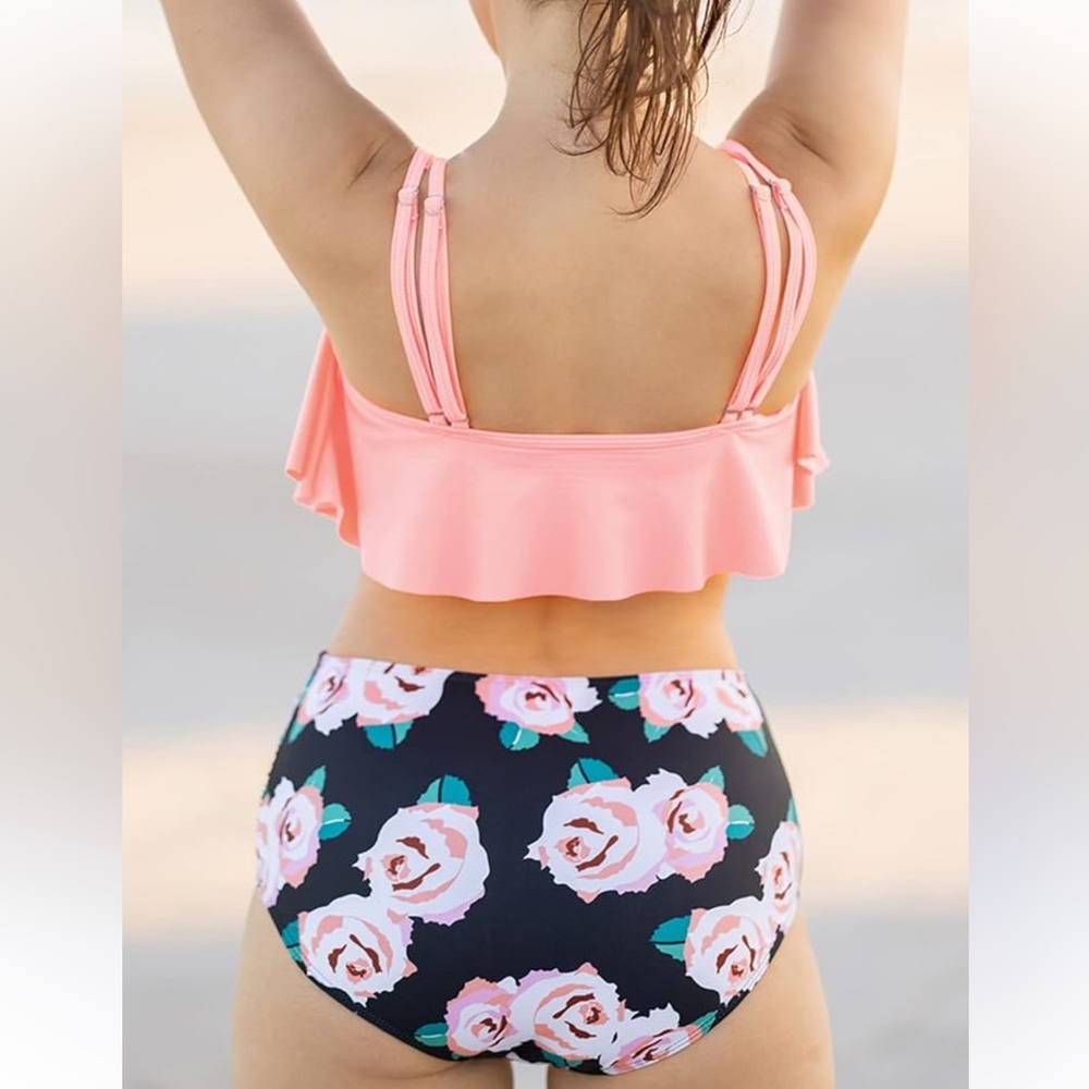 Women’s swimwear Tankini Bathing‎ Suit Bikini Swimsuit NWT Size XL - Picture 2 of 2